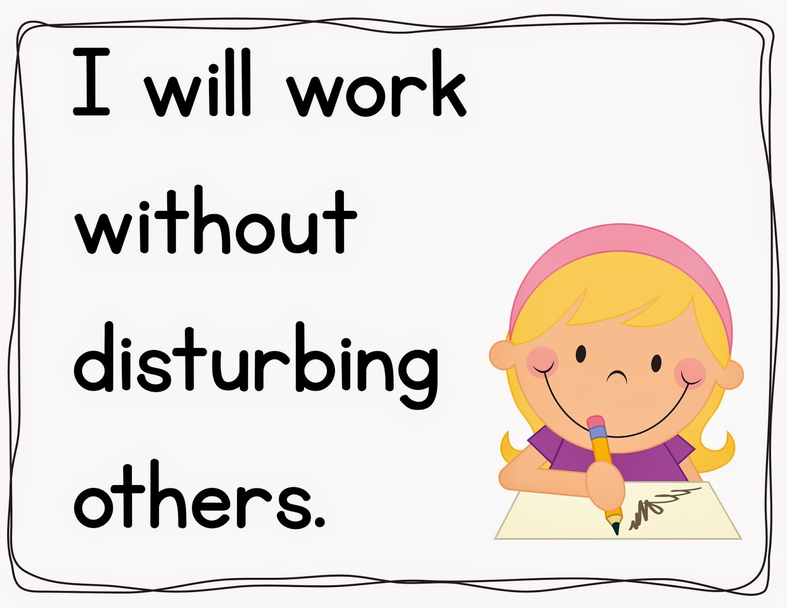 Classroom Rules I Will Clip Art Library