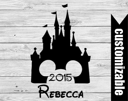 Disney castle clipart black and white