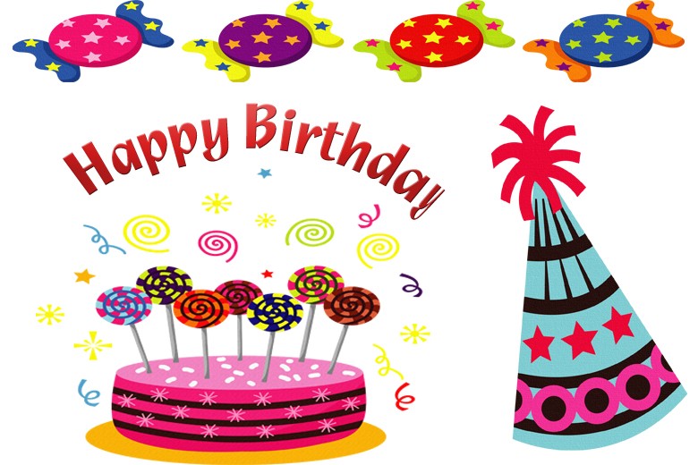 June Birthday Clipart