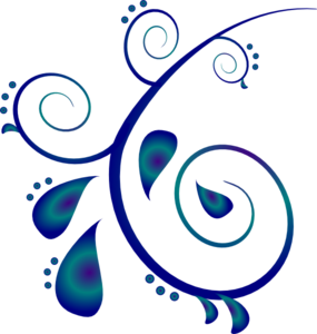 Blue Swirl Cliparts