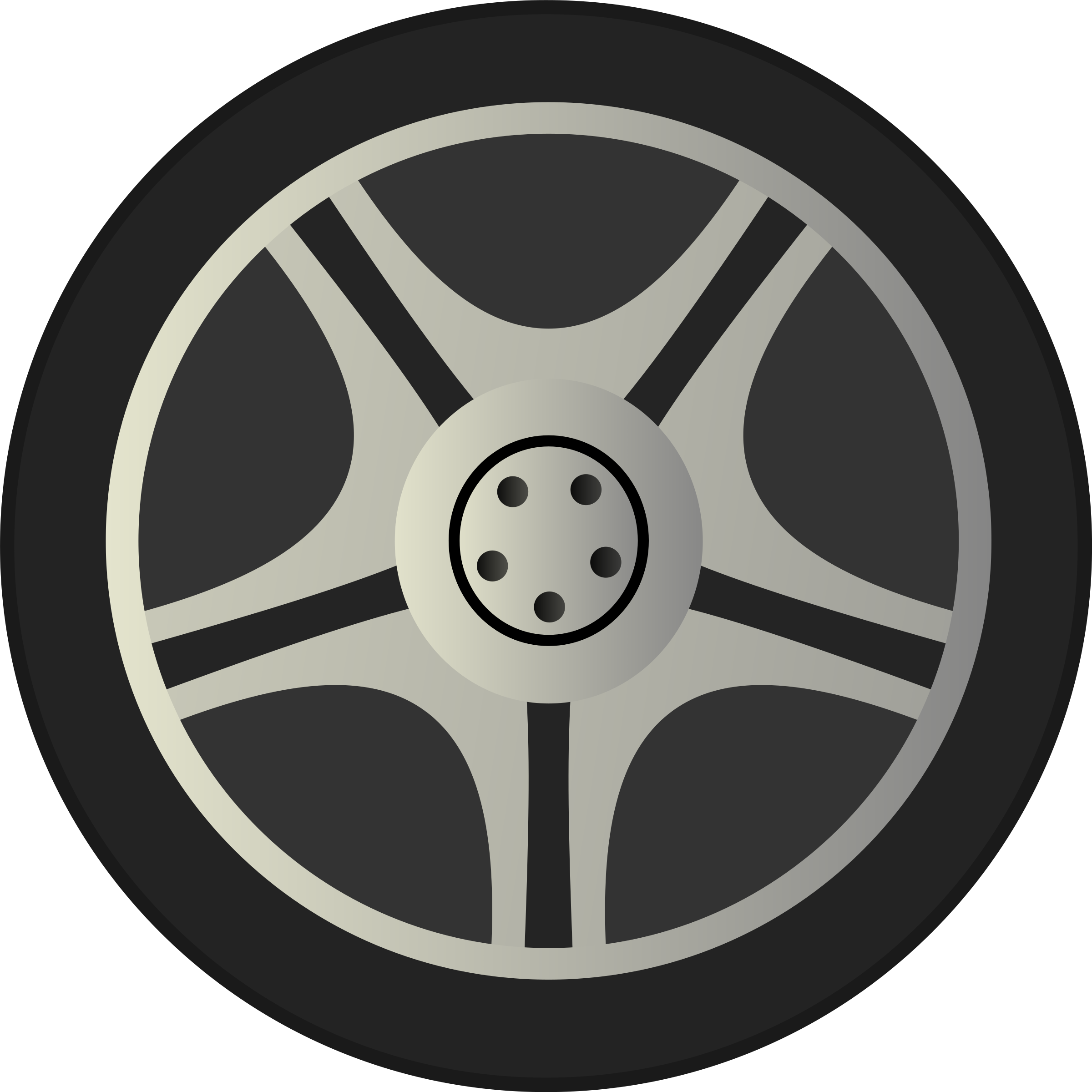 Two car tires clipart