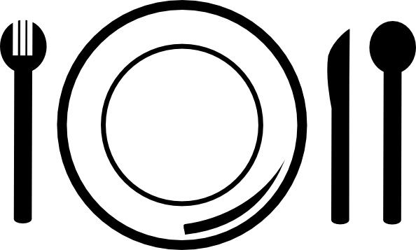 White Plates Cliparts