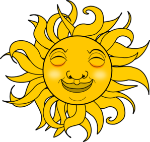 Smiley Sun Cliparts