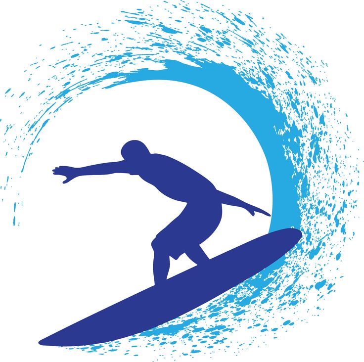 surfing beach clip art - Clip Art Library