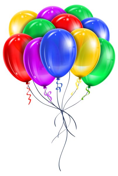 Transparent Multi Color Balloons PNG Picture Clipart