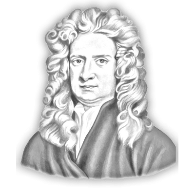 Isaac Newton Looking Right transparent PNG