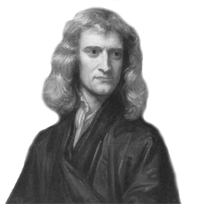 Isaac Newton Face transparent PNG