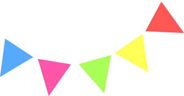 School Pennant Cliparts