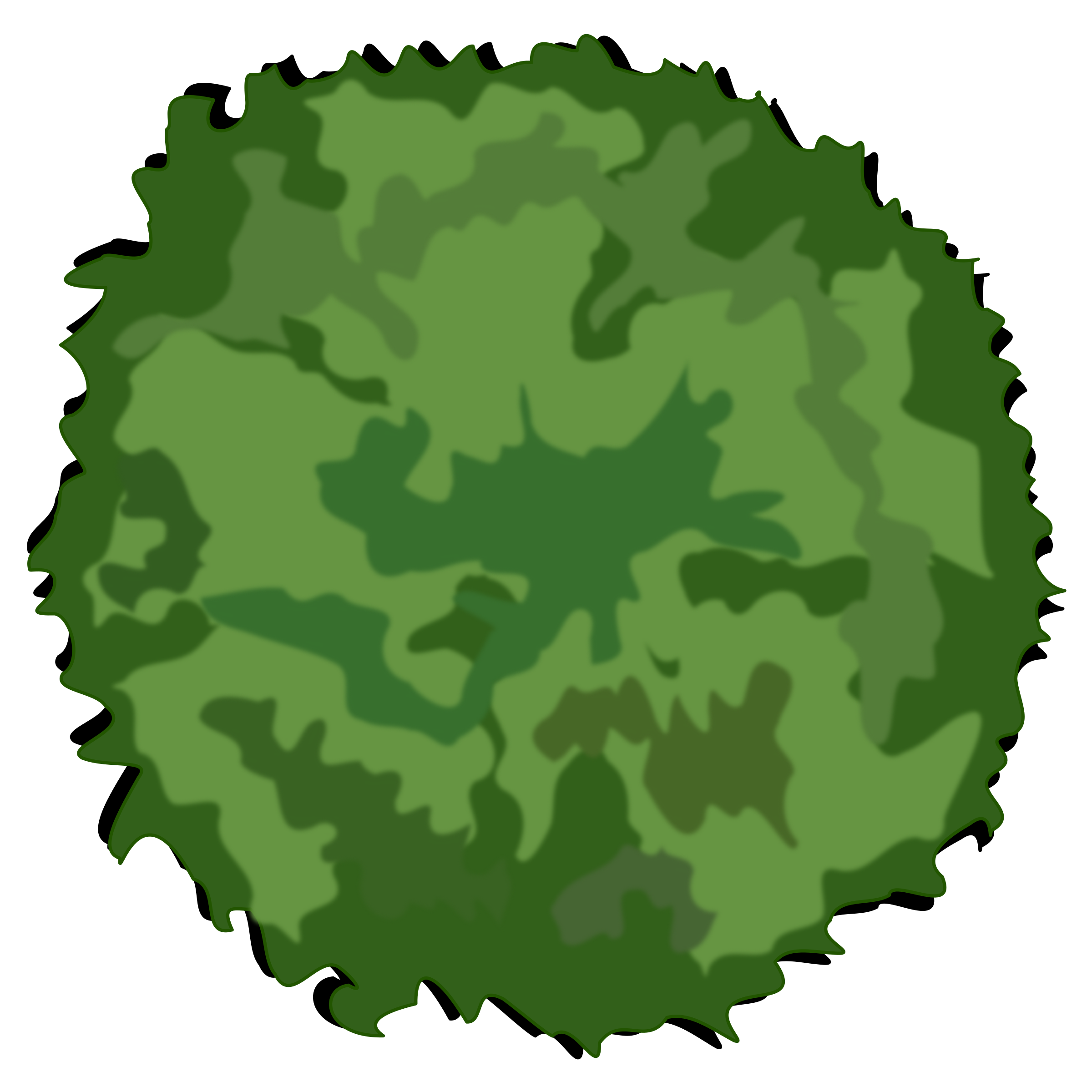 Tree Top View Clipart