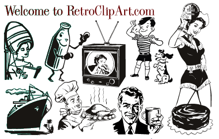 Retro 50s Clipart