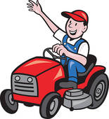 Riding Mowing Cliparts