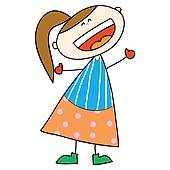 Happy Lady Cliparts