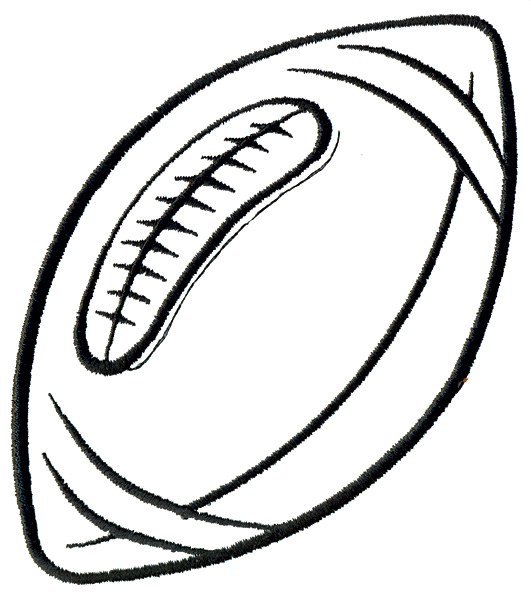 Football Stitch Cliparts