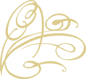 Gold swirl clip art