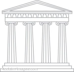 Old ruined ancient greek temple with columns Quick pencil sketch Stock  Vector Vector And Low Budget Royalty Free Image Pic ESY056889719   agefotostock
