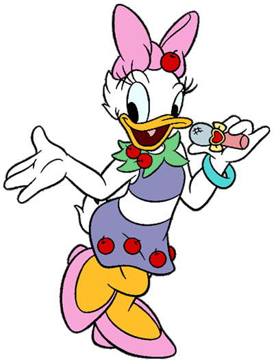 Disney Daisy Duck Clip Art Image