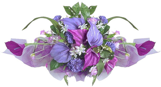 Violet Flower Cliparts