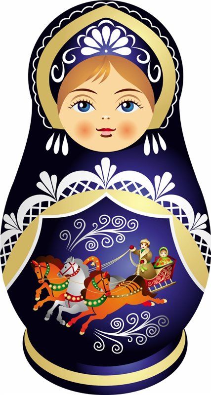 Russian Girl Cliparts