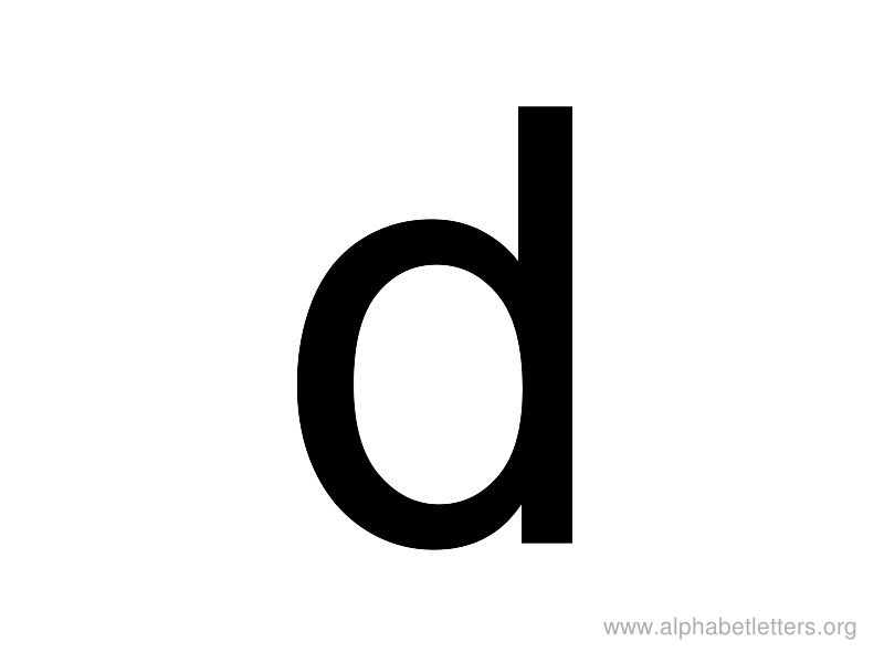 Alphabet Letters D Printable Letter D Alphabets