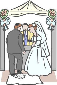 Jewish Wedding Clipart
