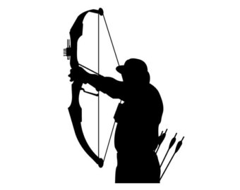 Bow Silhouette Clipart 