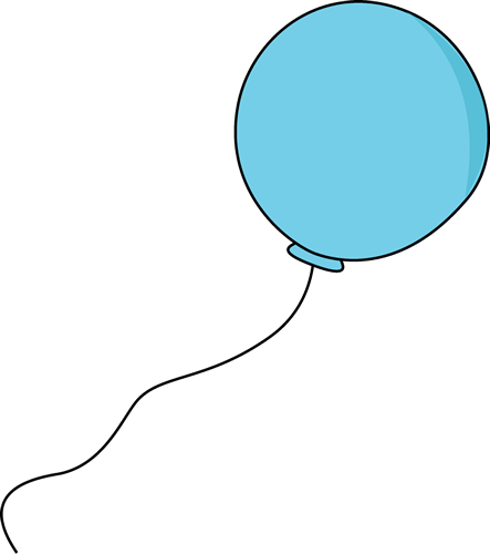 Blue Balloon Clip Art