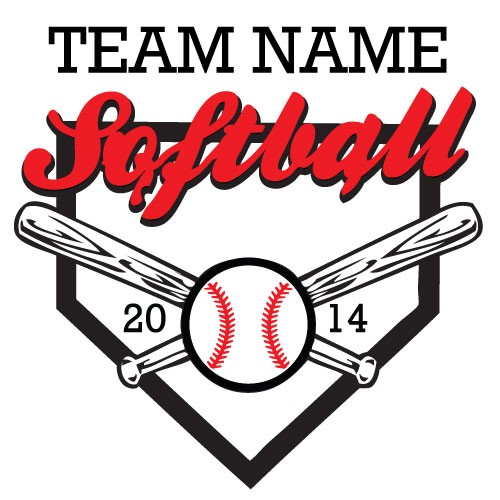 Family Softball Cliparts