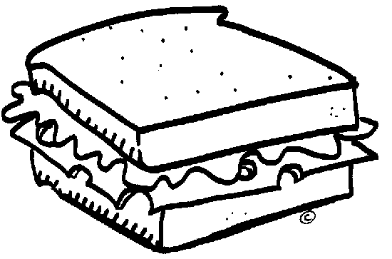 Tuna Sandwich Cliparts