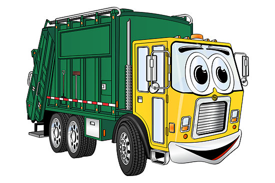 Trash Truck Cliparts