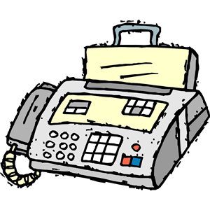 fax machine clip art
