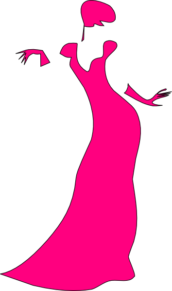 Pink Dress Clipart