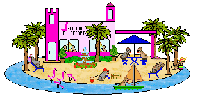 Beach Resort Clipart