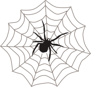 Spider web clipart free clipart image 4 clipartcow