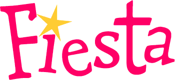 Fiesta Word Art Banner