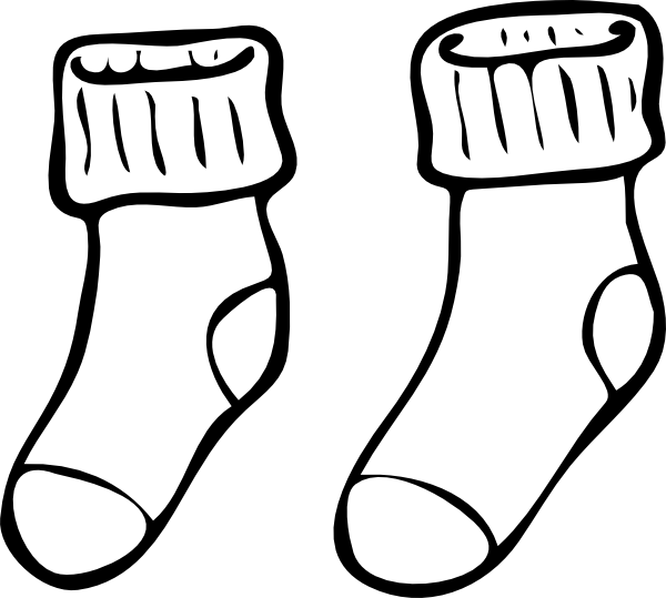 baby sock clipart - Clip Art Library