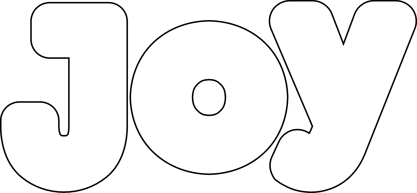 Joy Word Clipart