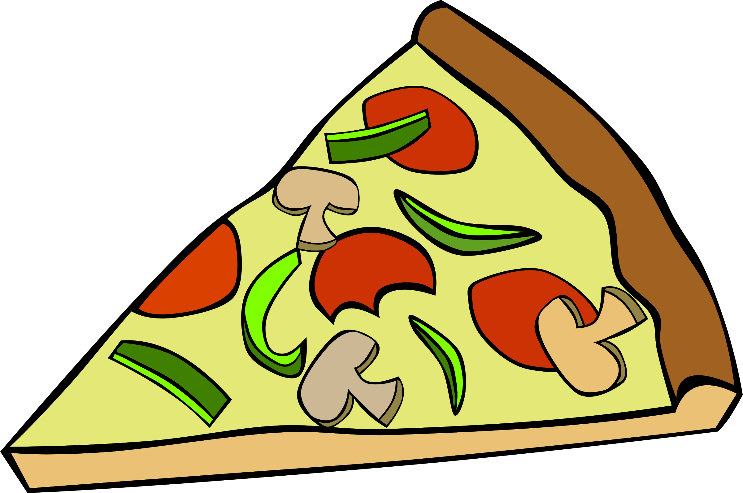 Triangle shape clipart no background