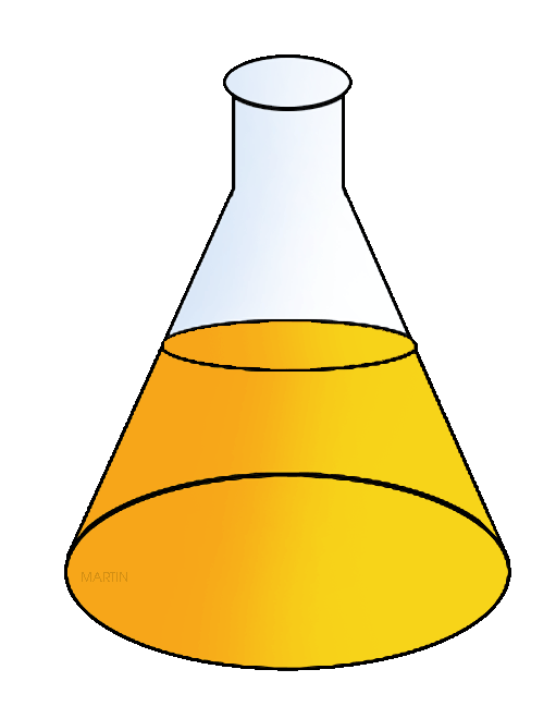 Free Chemistry Clip Art , Erlenmeyer Flask