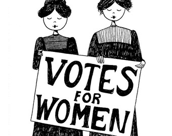 Woman suffrage clipart