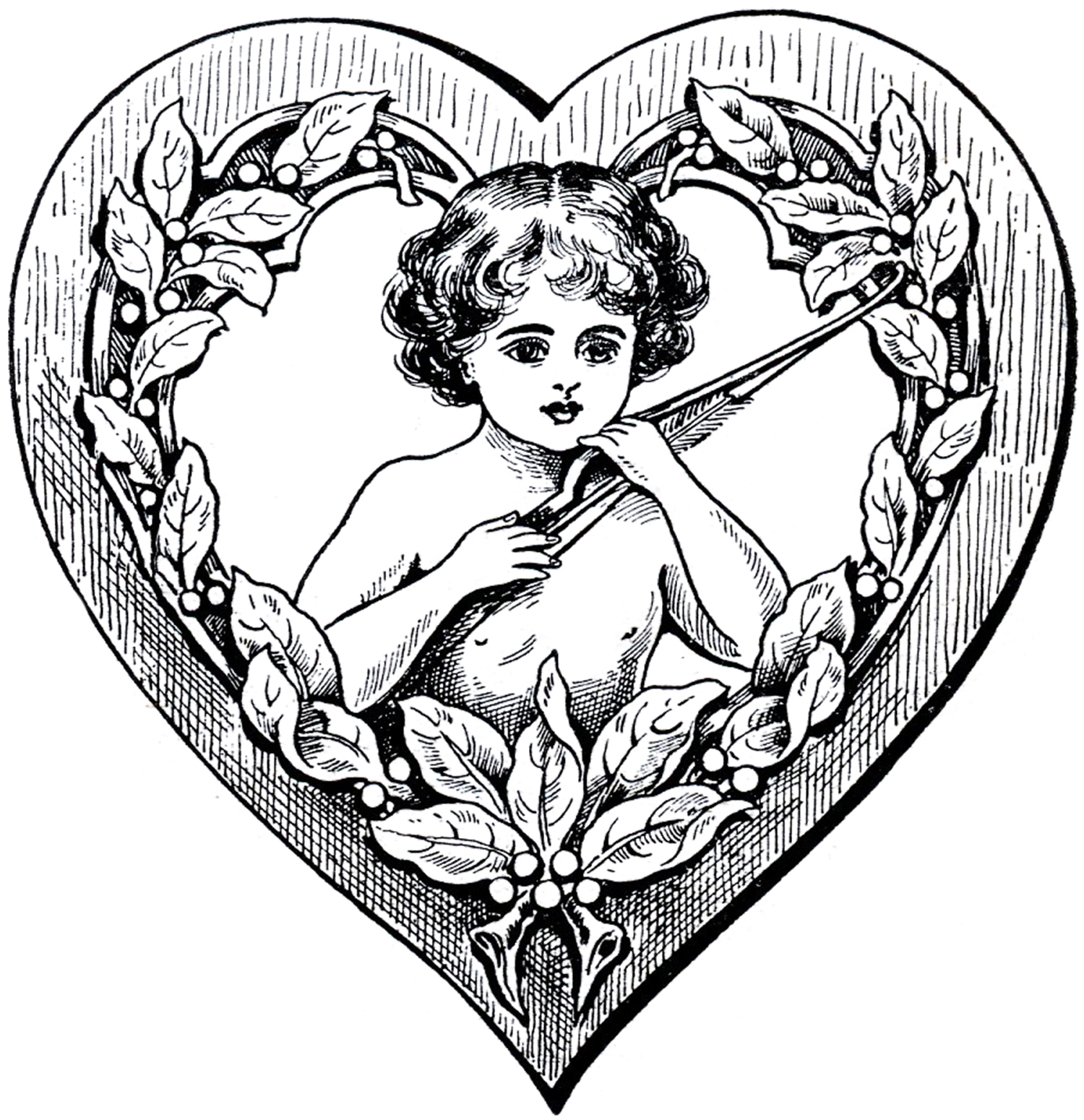Black Cupid Cliparts
