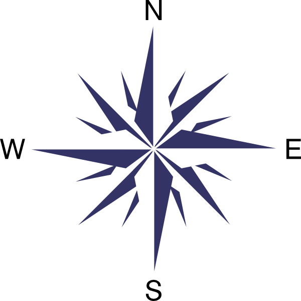compass rose clipart