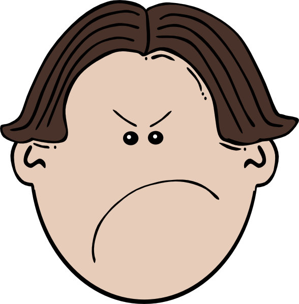angry clipart