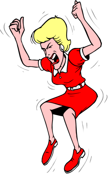 yelling mom clipart