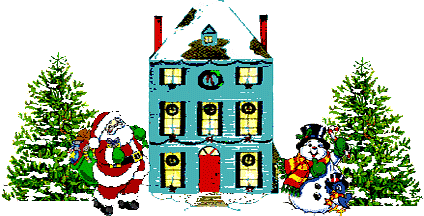 Christmas Row Cliparts