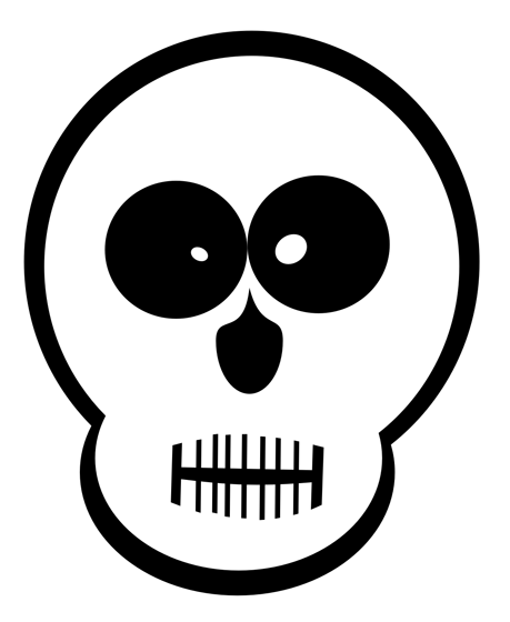Halloween Skeleton Cartoon