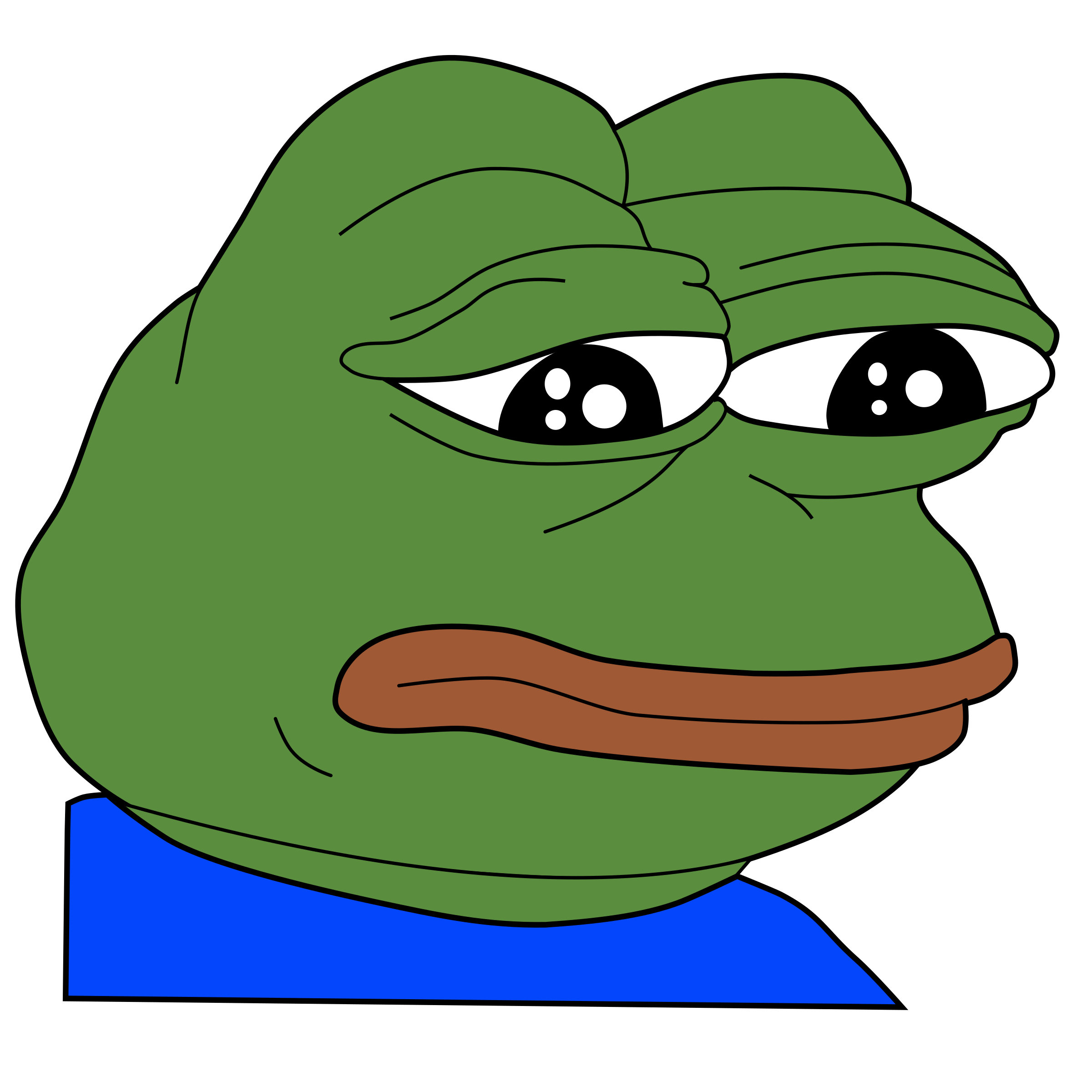 Meme Sad Frog Clipart