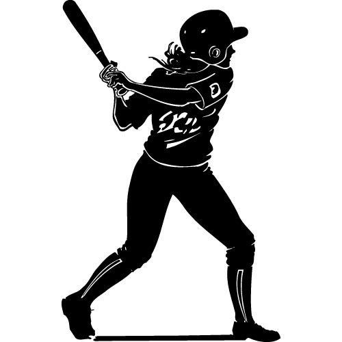 Purple Softball Cliparts