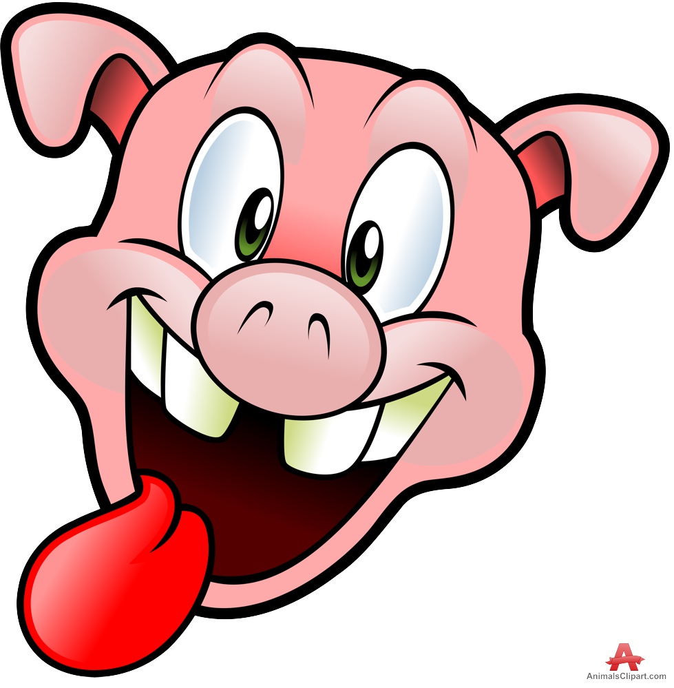 Sad Pig Cliparts
