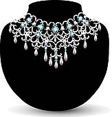 Black Necklace Cliparts