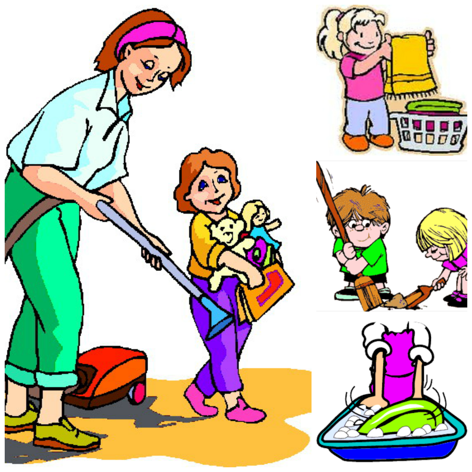 What s mum doing. Помогать маме по дому. Домашние дела для детей. Труд в семье. Уборка рисунок для детей.